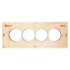 Шаблон для подрозетников c 4 отв. диам. 68 мм EKF Expert