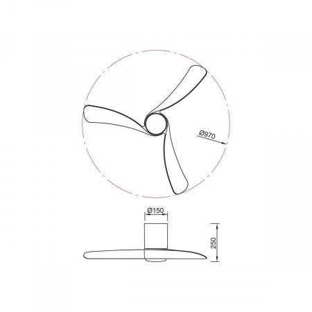 Люстра-вентилятор Mantra NEMO S 9049