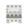 Выключатель автоматический модульный 4п C 3А 10кА AV-10 AVERES EKF mcb10-4-03C-av