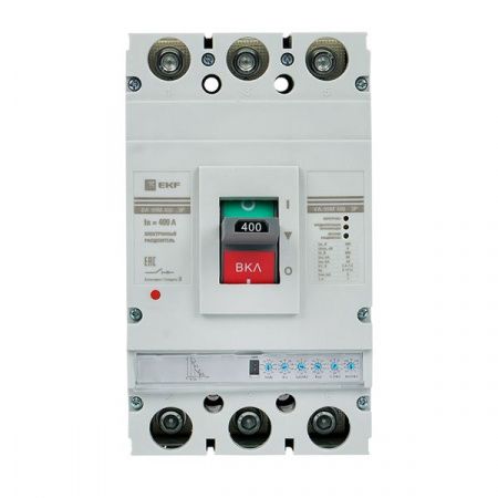 Выключатель автоматический ВА-99М 400/400А 3P 65кА с электронным расцепителем EKF