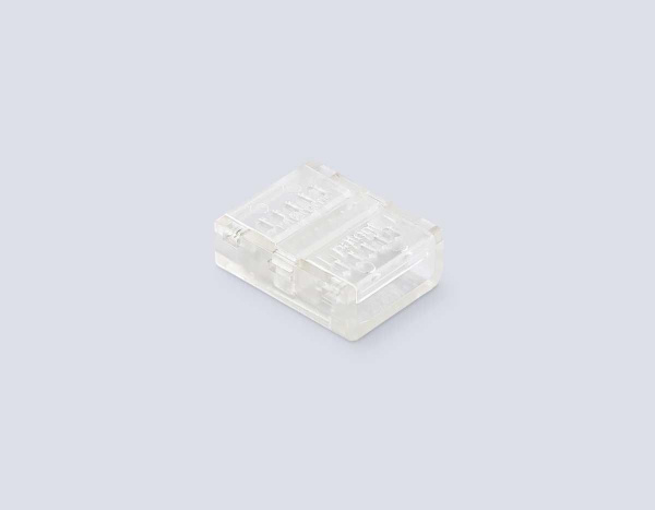 Соединитель прямой AMBRELLA LIGHT ILLUMINATION COB 12/24V для лент 12mm (2 конт.) (10шт. в комплекте) GS6362
