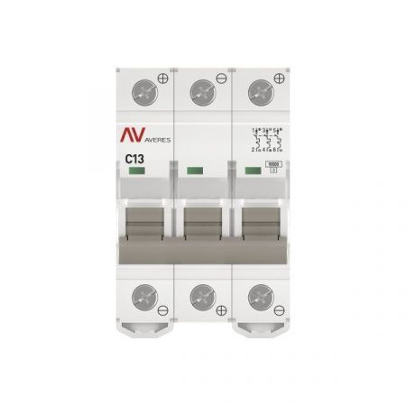 Выключатель автоматический AV-10 DC 3P 13A (C) 10kA EKF AVERES