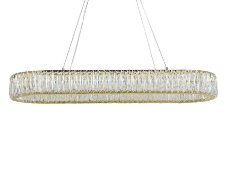Люстра NEWPORT 8240N/90 oval gold