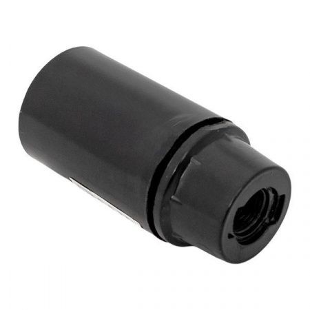 Патрон карболитовый подвесной Е14 черн. EKF