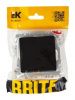 BRITE Выключатель 2-клавишный проходной 10А ВС10-2-6-БрЧ черный IEK