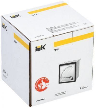 Вольтметр  IEK  Э47 300В кл. точн.1,5 96х96мм