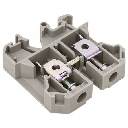 Клемма проходная винтовая JXB 10 мм2 серая EKF