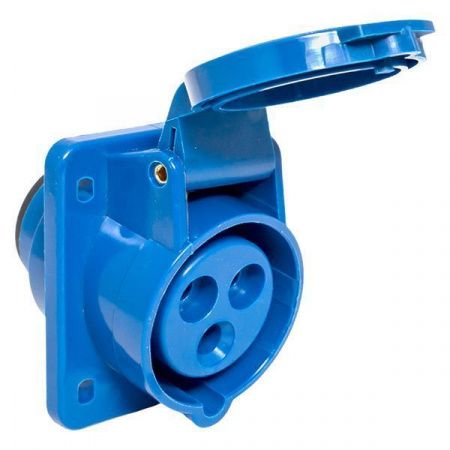 Розетка стационарная внутренняя 413 2Р+РЕ 16А 220В IP44 EKF