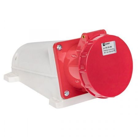 Розетка стационарная наружная 145 3Р+РЕ+N 125А 380В IP67 EKF