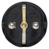 Вилка прямая каучуковая 230В 2P+PE 16A IP44 EKF PRO