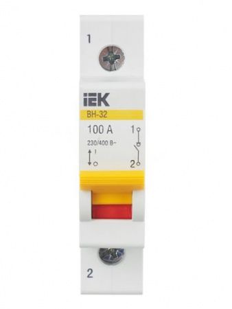 Выкл. нагрузки 1П 100А  IEK  ВН-32