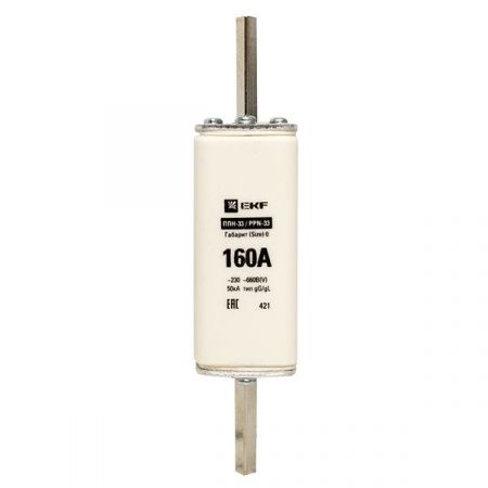 Плавкая вставка ППН-33 160/160А габарит 0 EKF