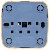 Розетка 1-местная ОП Минск 10А без заземления светлое дерево EKF