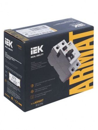 ARMAT Выключатель дифференциального тока R10N 2P 25А 30мА тип A IEK