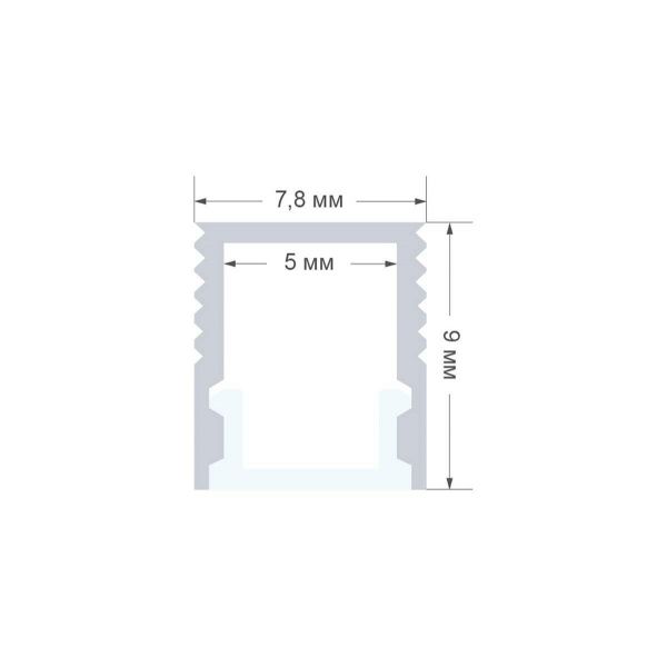 Профиль накладной Apeyron 08-38