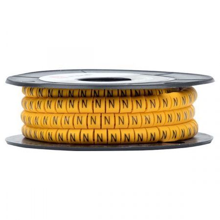 Маркер кабельный 2,5 мм2 "N" (1000 шт.) (ЕС-1) EKF PROxima