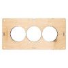Шаблон для подрозетников c 3 отв. диам. 68 мм EKF Expert