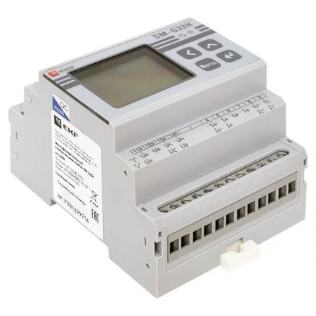 Многофункциональный измерительный прибор SM-G33H с жидкокристаллическим дисплеем на DIN-рейку