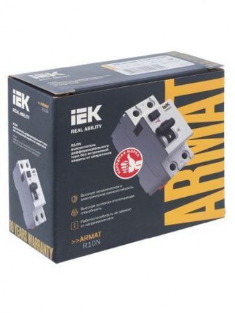 ARMAT Выключатель дифференциального тока R10N 2P 25А 30мА тип AC IEK