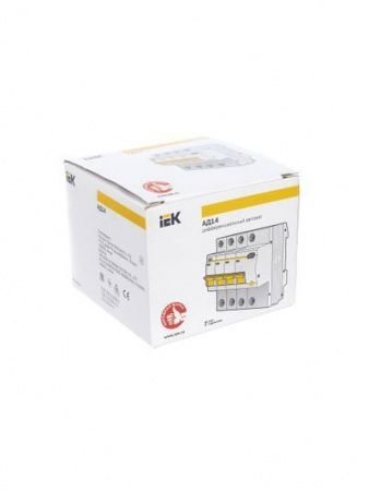 Диф. автомат  4П  25А 100мА  IEK  АД-14